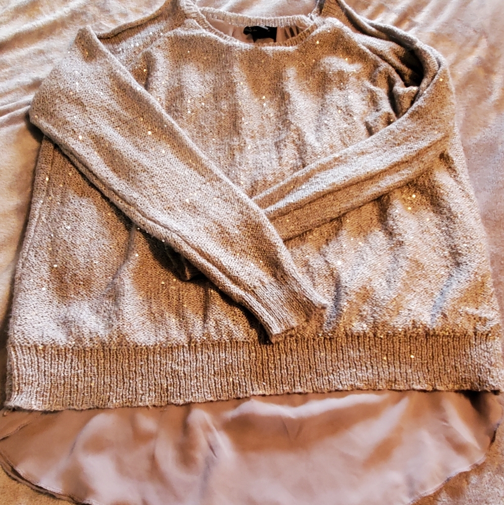 Jessica Simpson silver sweater